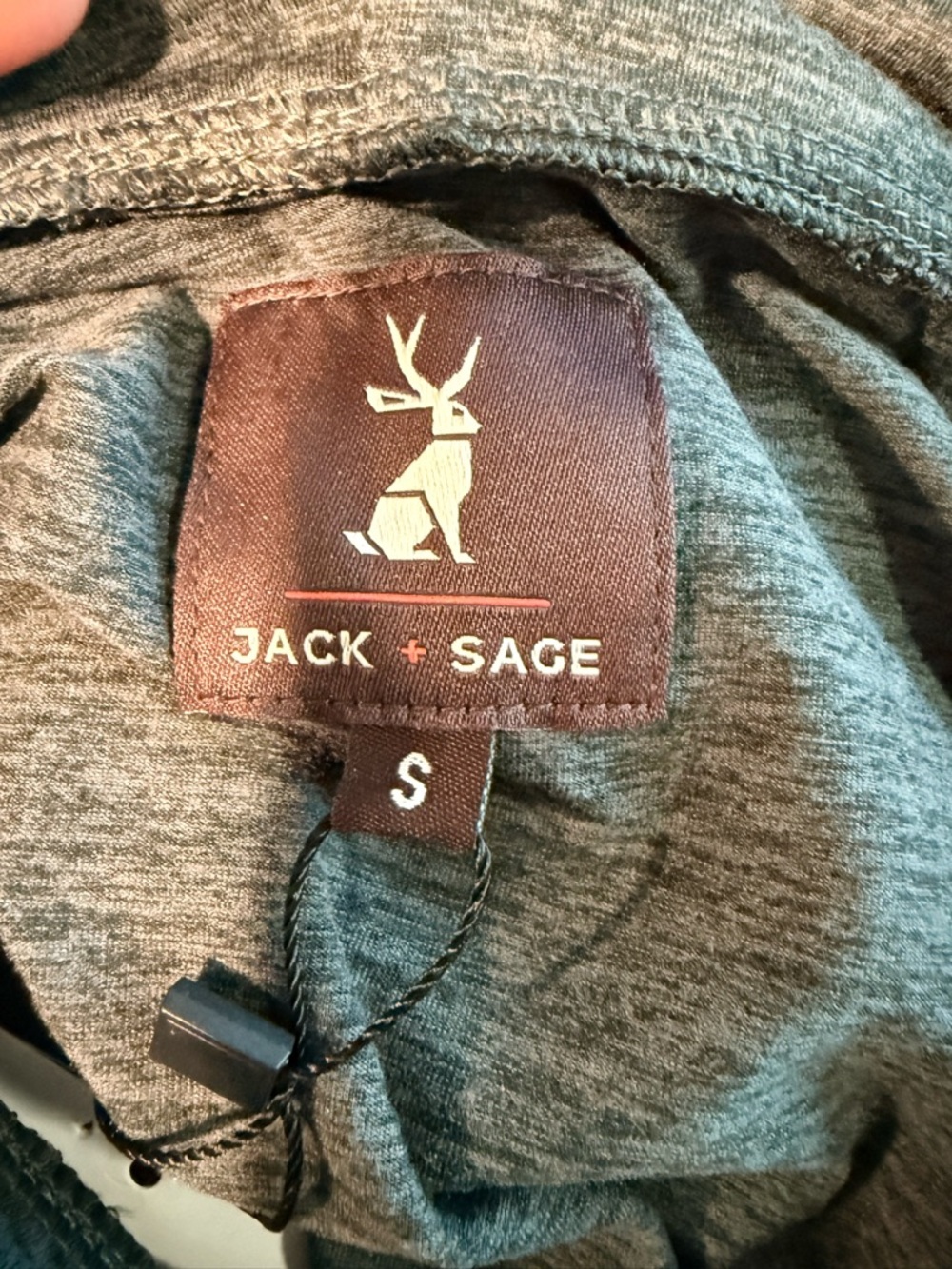 Jack + Sage NWT Performance Hoodie Gray Small Athletic Pullover - Picture 7 of 10